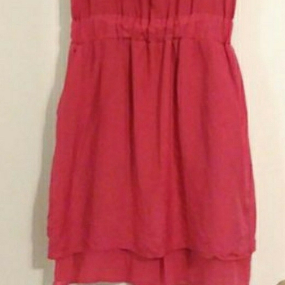 Banana Republic Pink Silk Layered Dress - Picture 6 of 16